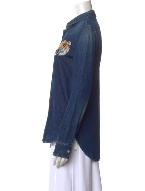 Stella McCartney Long Sleeve Button-Up Top
