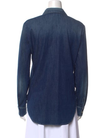 Stella McCartney Long Sleeve Button-Up Top