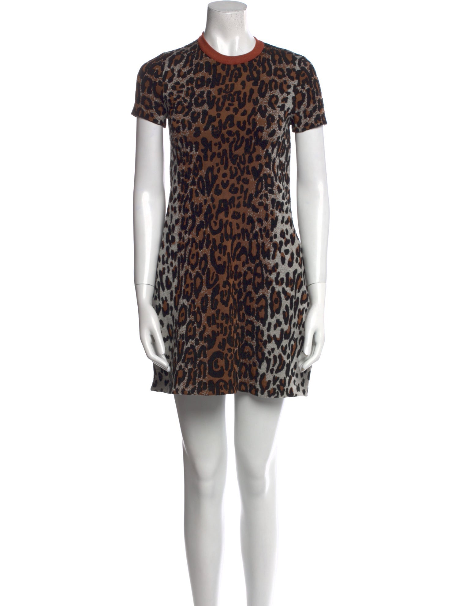 Stella McCartney Animal Print Mini Dress
