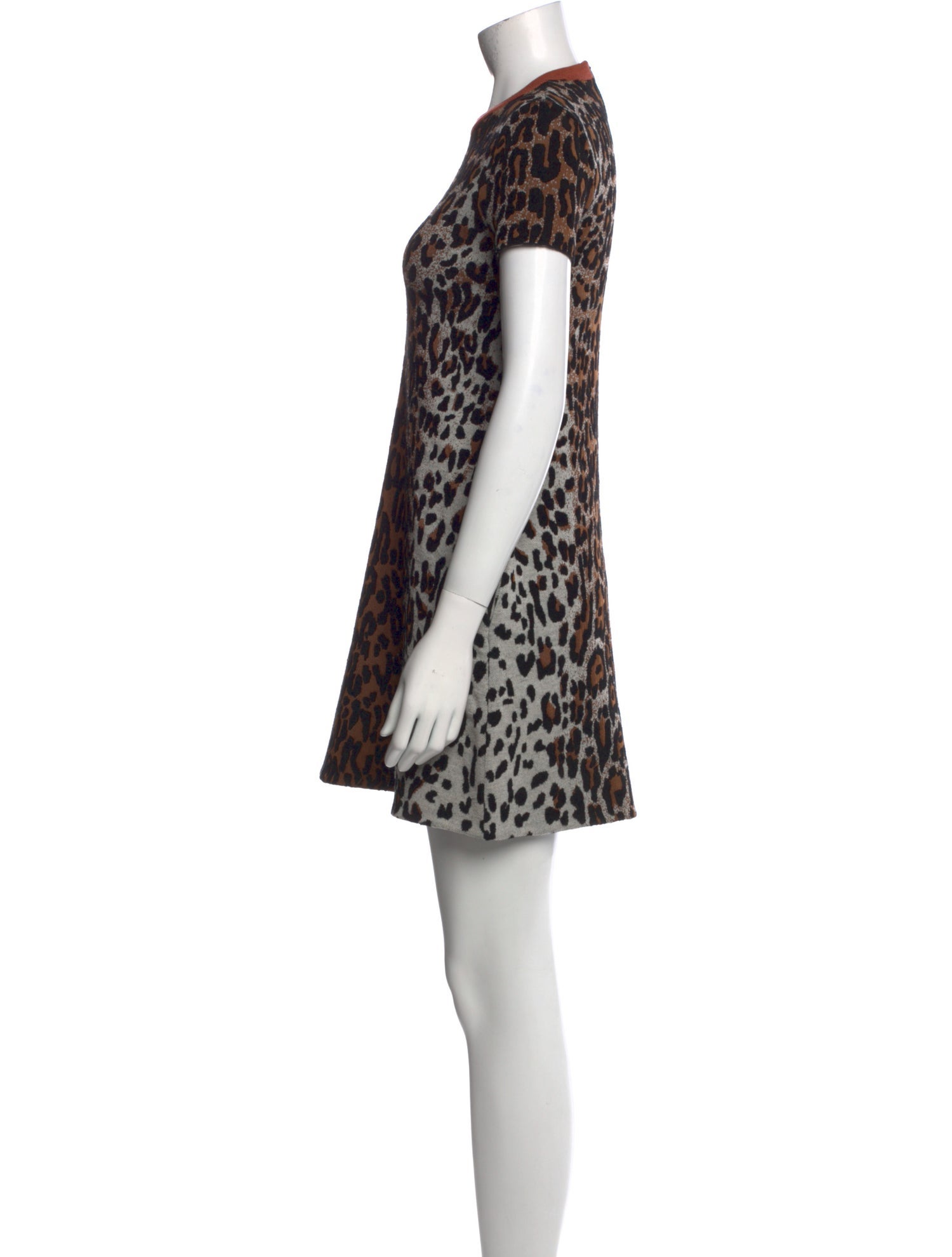 Stella McCartney Animal Print Mini Dress