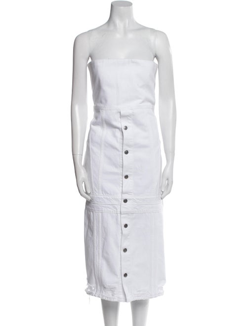 Stella McCartney Strapless Knee-Length Dress