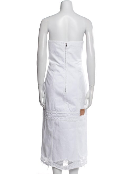 Stella McCartney Strapless Knee-Length Dress