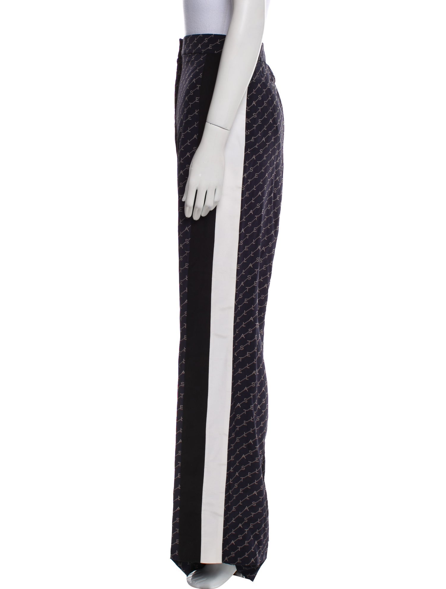 Stella McCartney Silk Wide Leg Pants