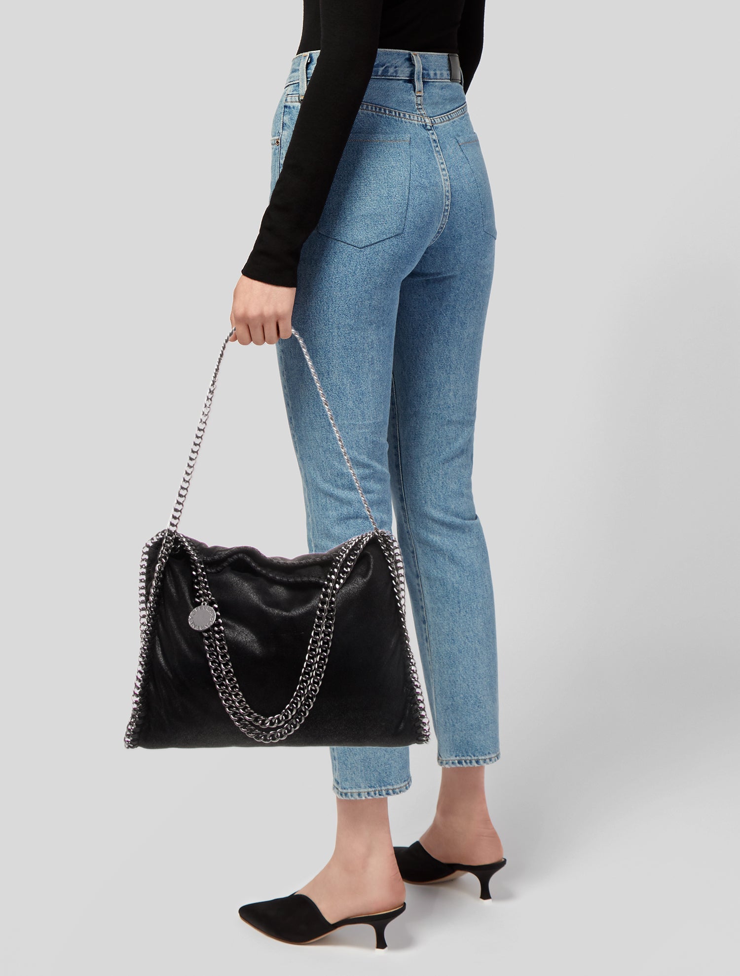 Stella McCartney Vegan Suede Top Handle Bag