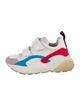 Stella McCartney Leather Colorblock Pattern Chunky Sneakers