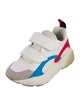 Stella McCartney Leather Colorblock Pattern Chunky Sneakers