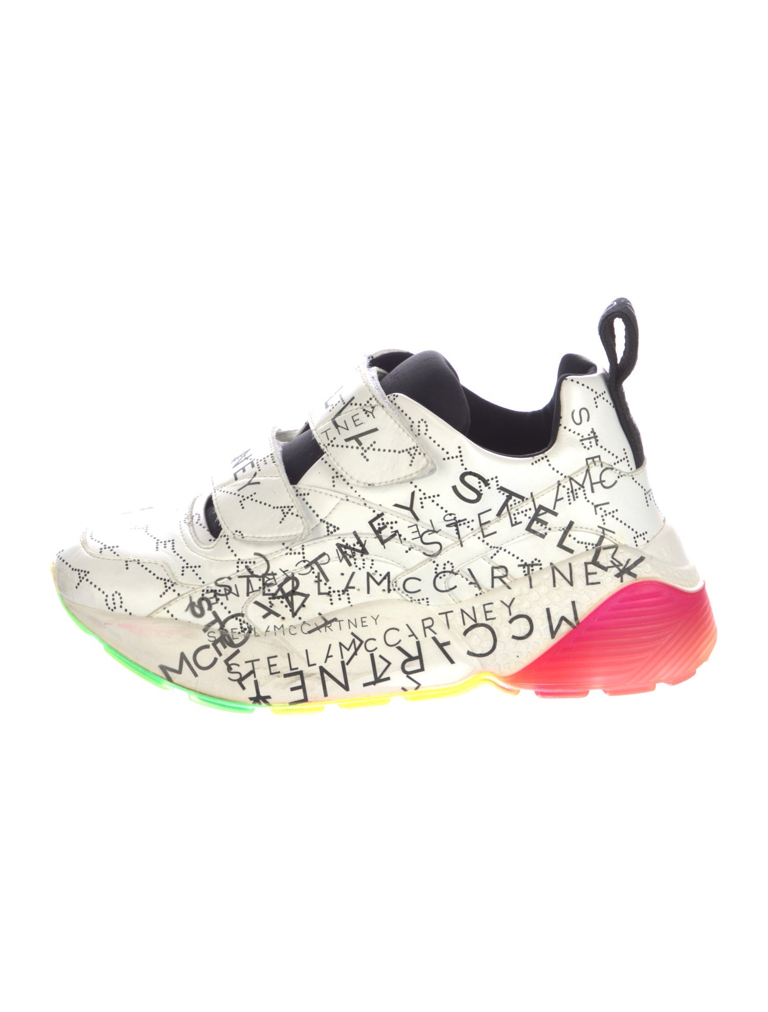 Stella McCartney Vegan Leather Printed Chunky Sneakers