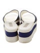 Stella McCartney Denim Colorblock Pattern Slides