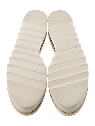 Stella McCartney Denim Colorblock Pattern Slides