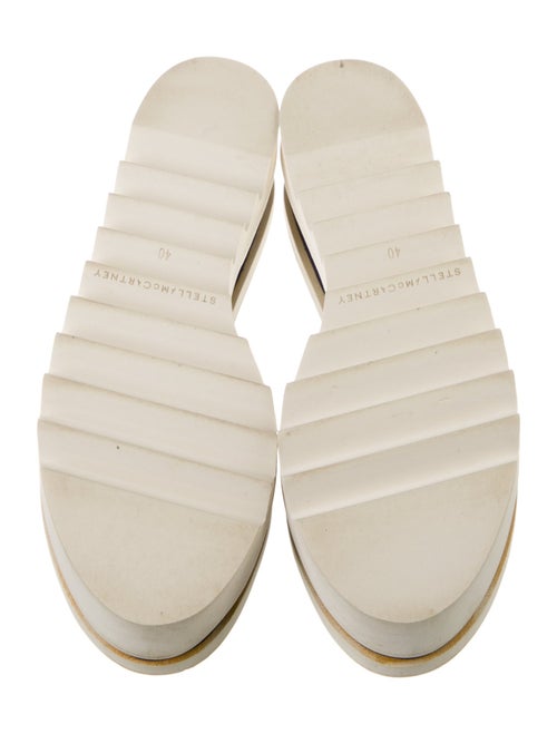 Stella McCartney Denim Colorblock Pattern Slides