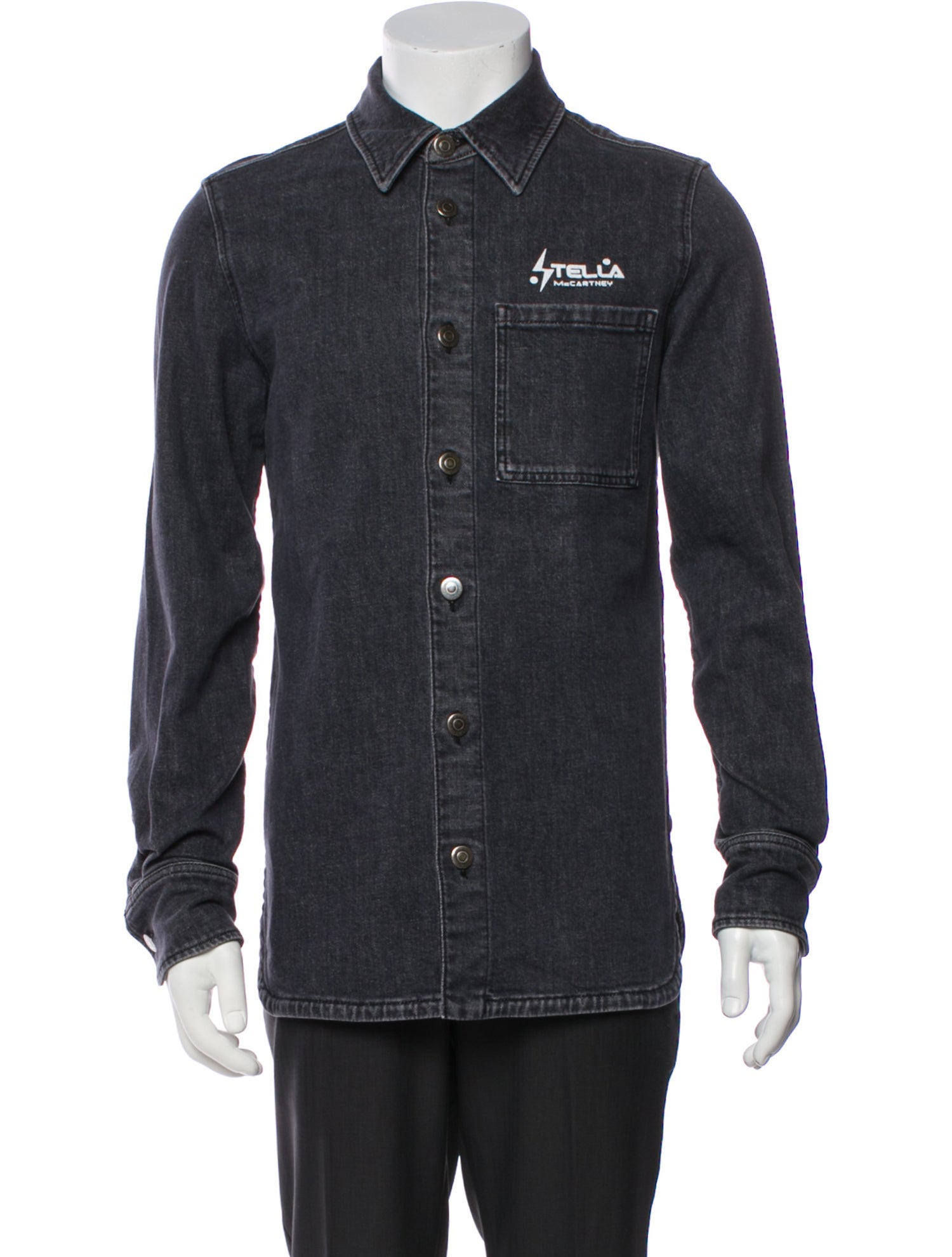 Stella McCartney Graphic Print Denim Jacket