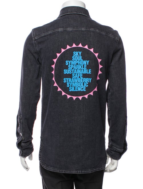 Stella McCartney Graphic Print Denim Jacket