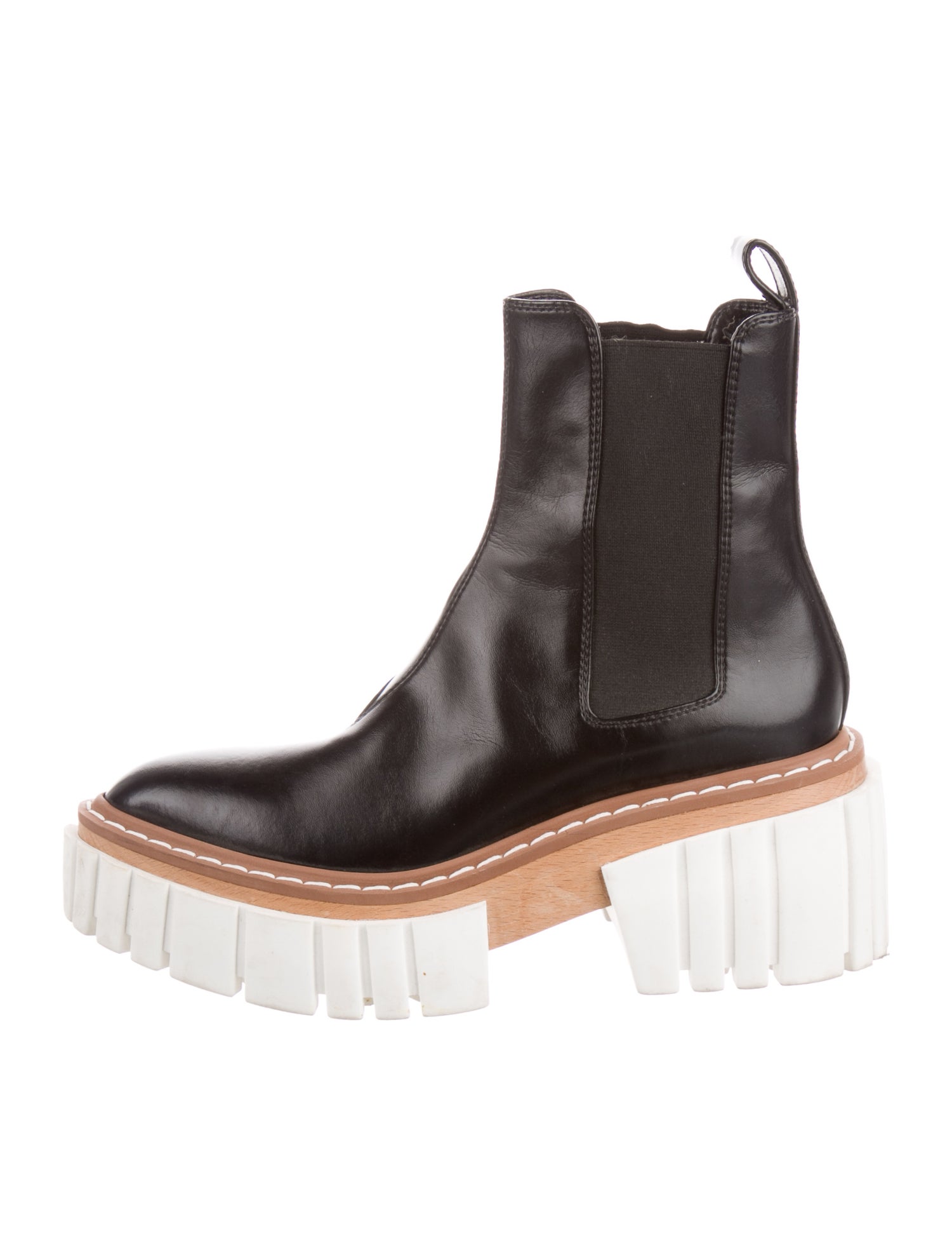 Stella McCartney Leather Chelsea Boots