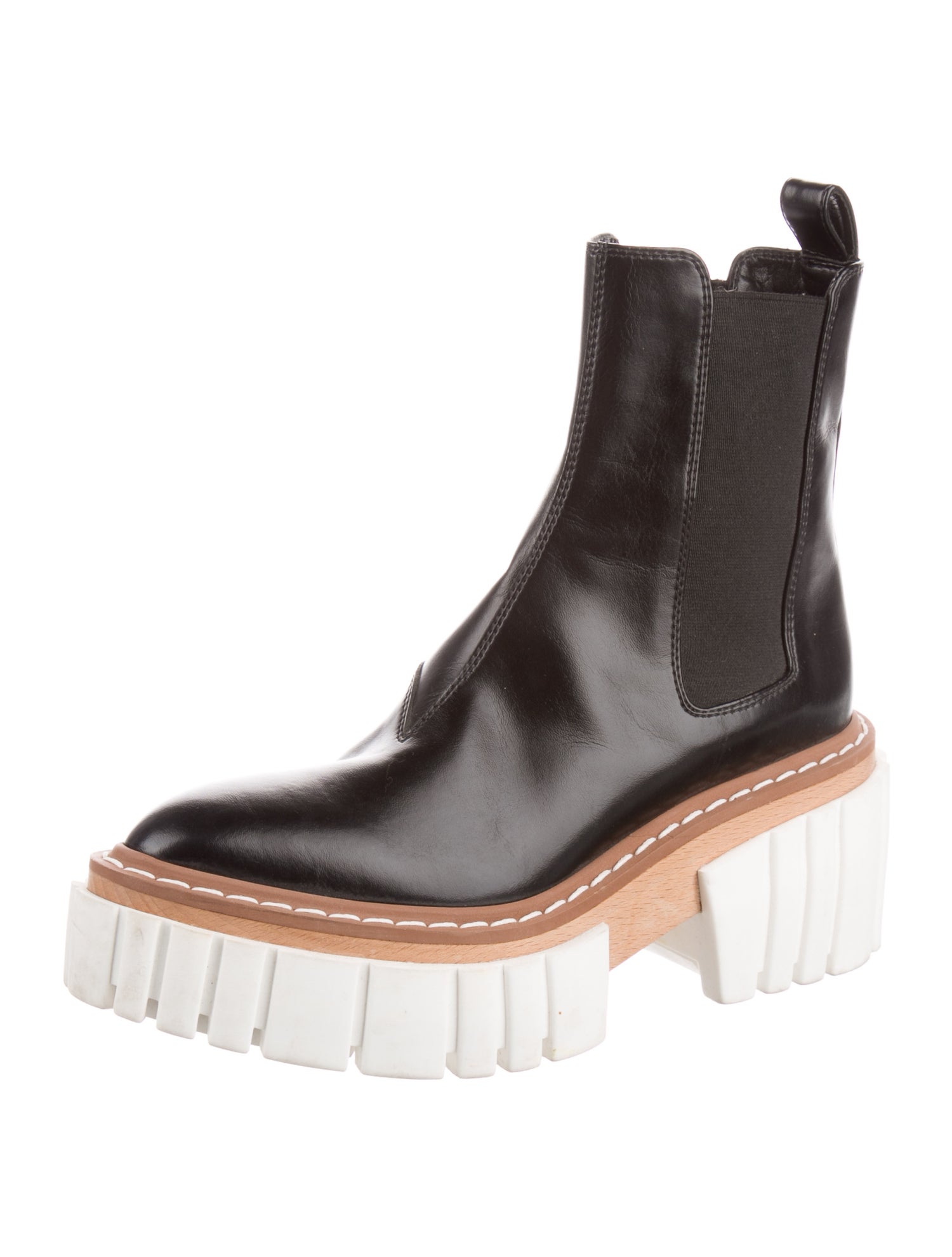 Stella McCartney Leather Chelsea Boots