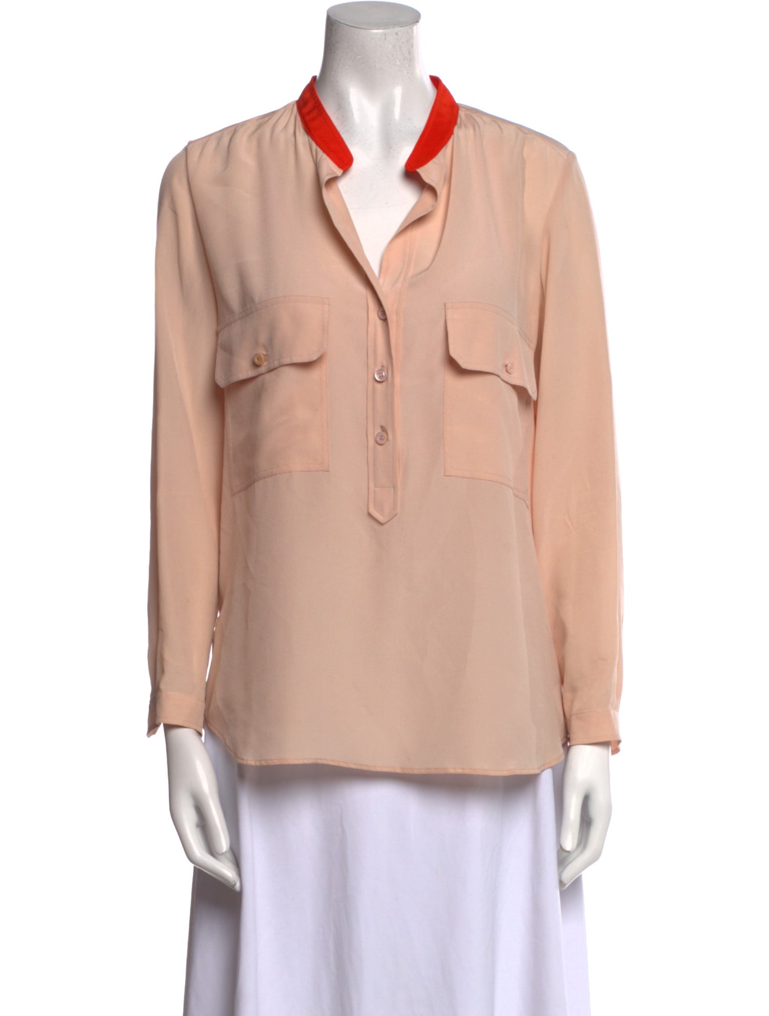 Stella McCartney Silk V-Neck Blouse