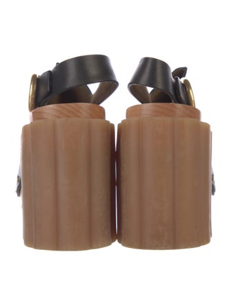 Stella McCartney Leather Studded Accents Slingback Pumps