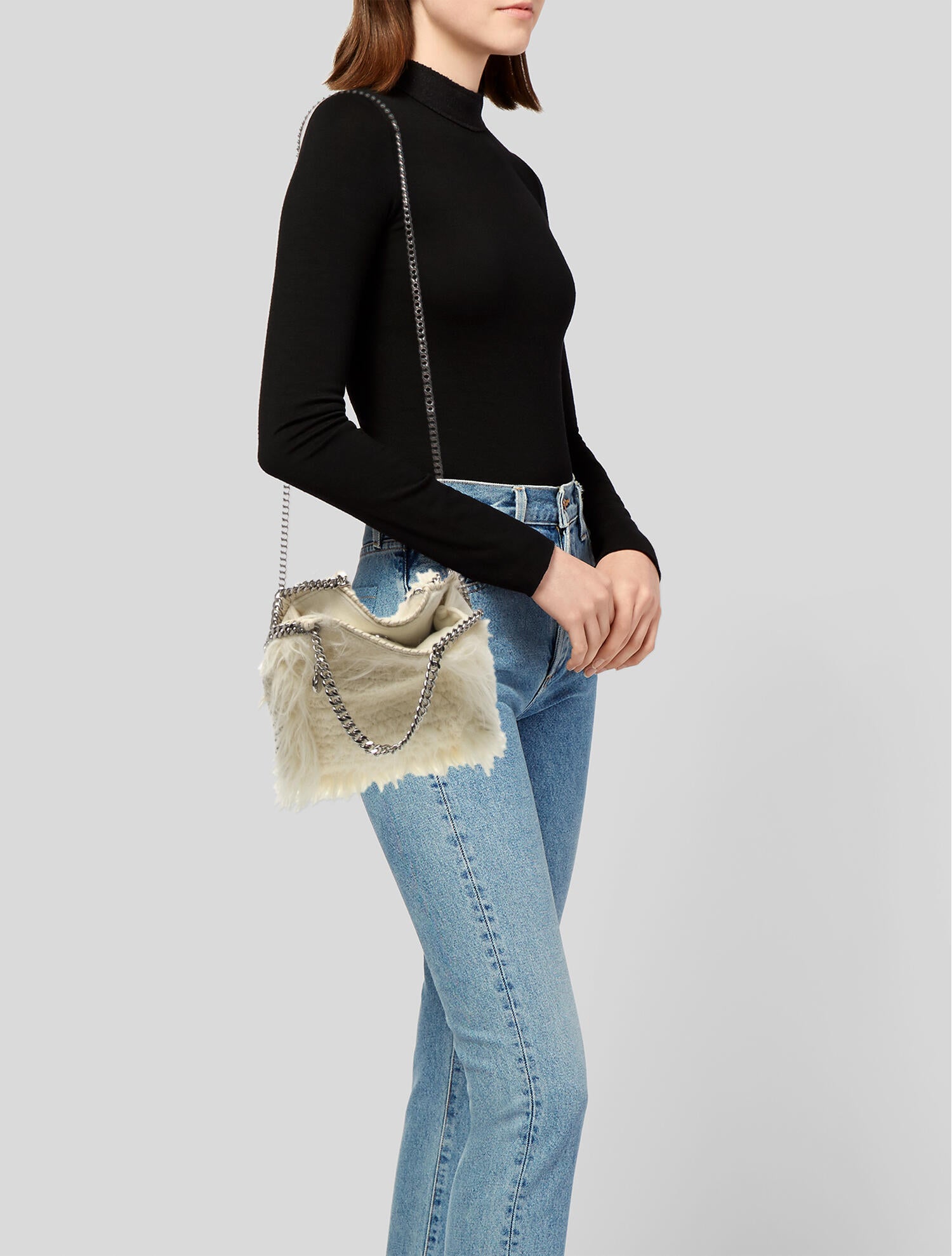 Stella McCartney Faux Fur Shoulder Bag