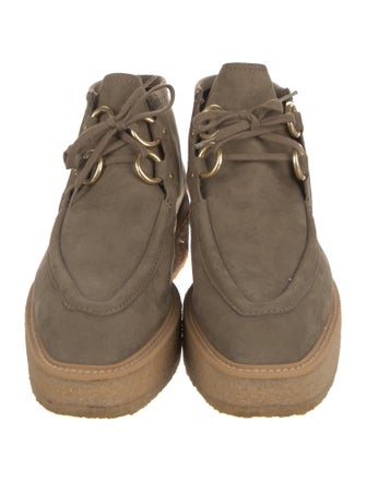 Stella McCartney Suede Lace-Up Boots