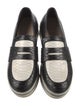 Stella McCartney Embossed Leather Animal Print Loafers