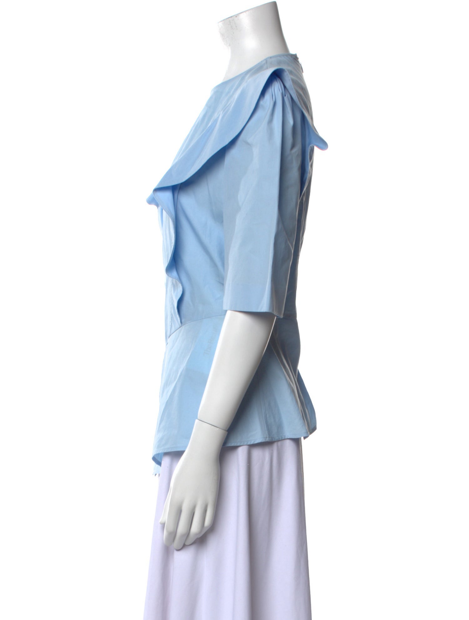 Stella McCartney Crew Neck Short Sleeve Blouse