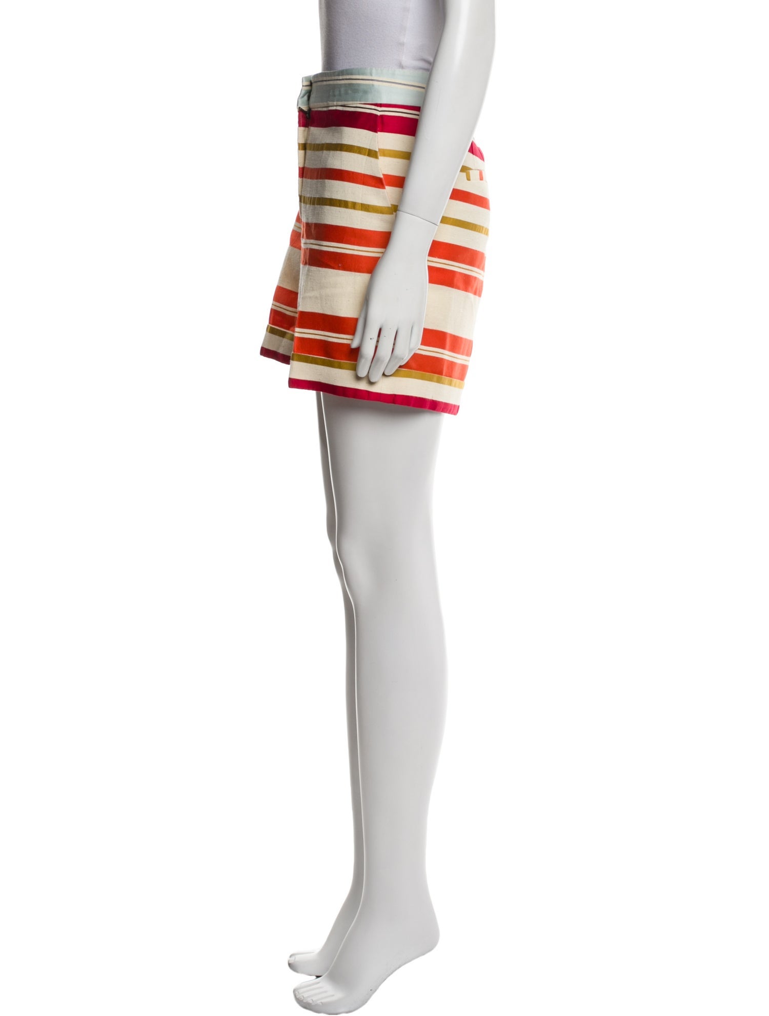 Stella McCartney Striped Mini Shorts