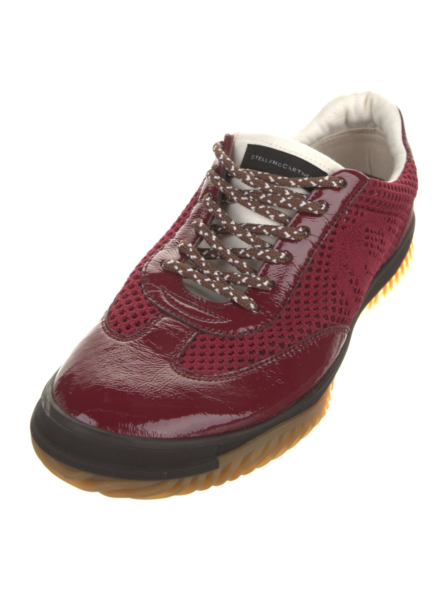 Stella McCartney Printed Leather Trim Embellishment Sneakers