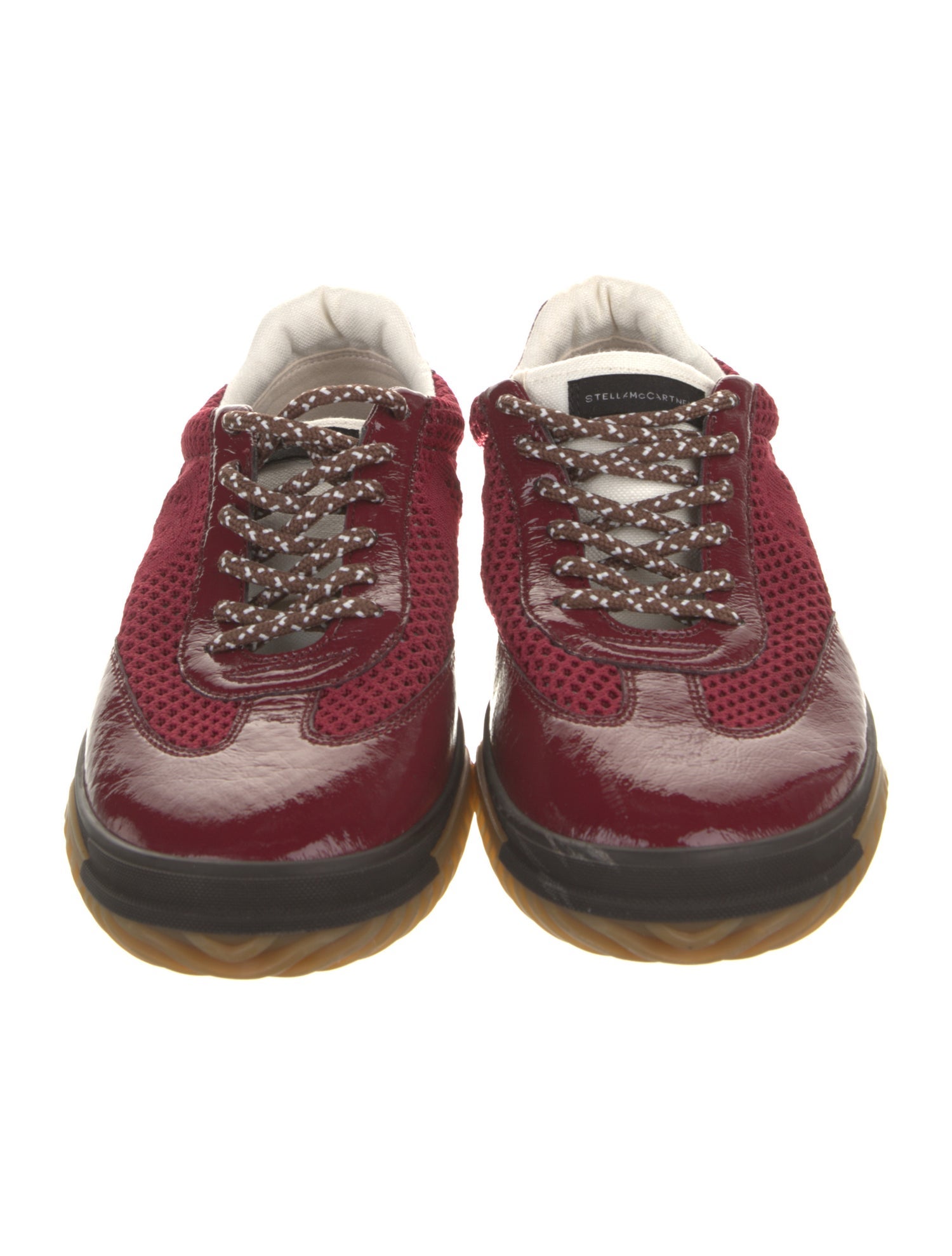 Stella McCartney Printed Leather Trim Embellishment Sneakers