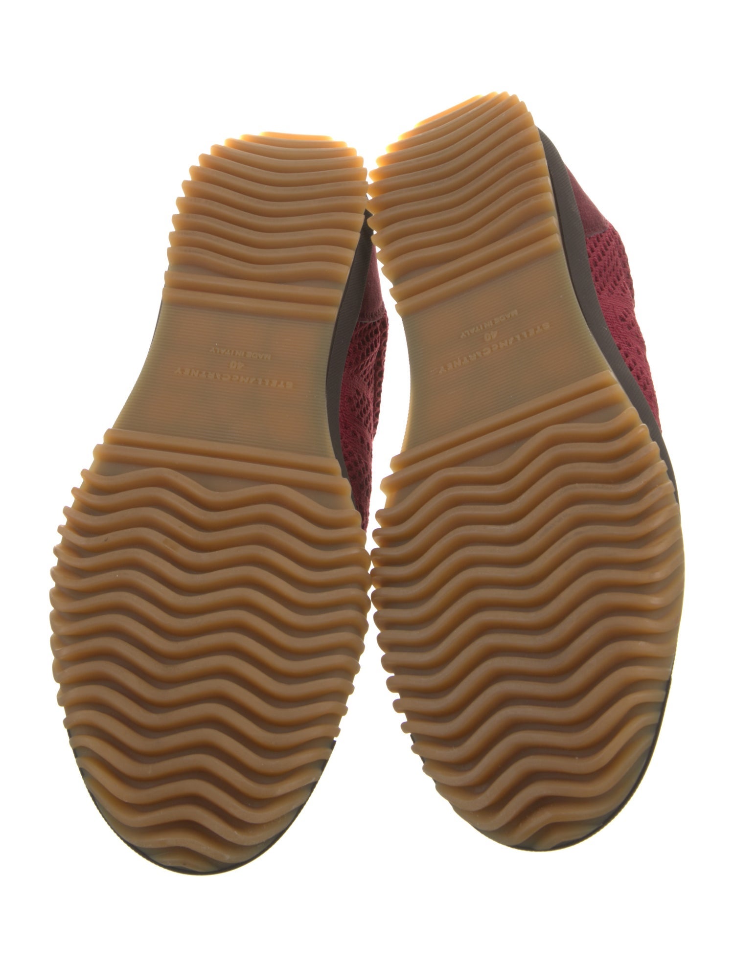 Stella McCartney Printed Leather Trim Embellishment Sneakers