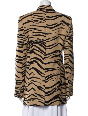 Stella McCartney Wool Animal Print Coat