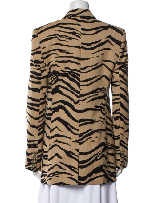 Stella McCartney Wool Animal Print Coat