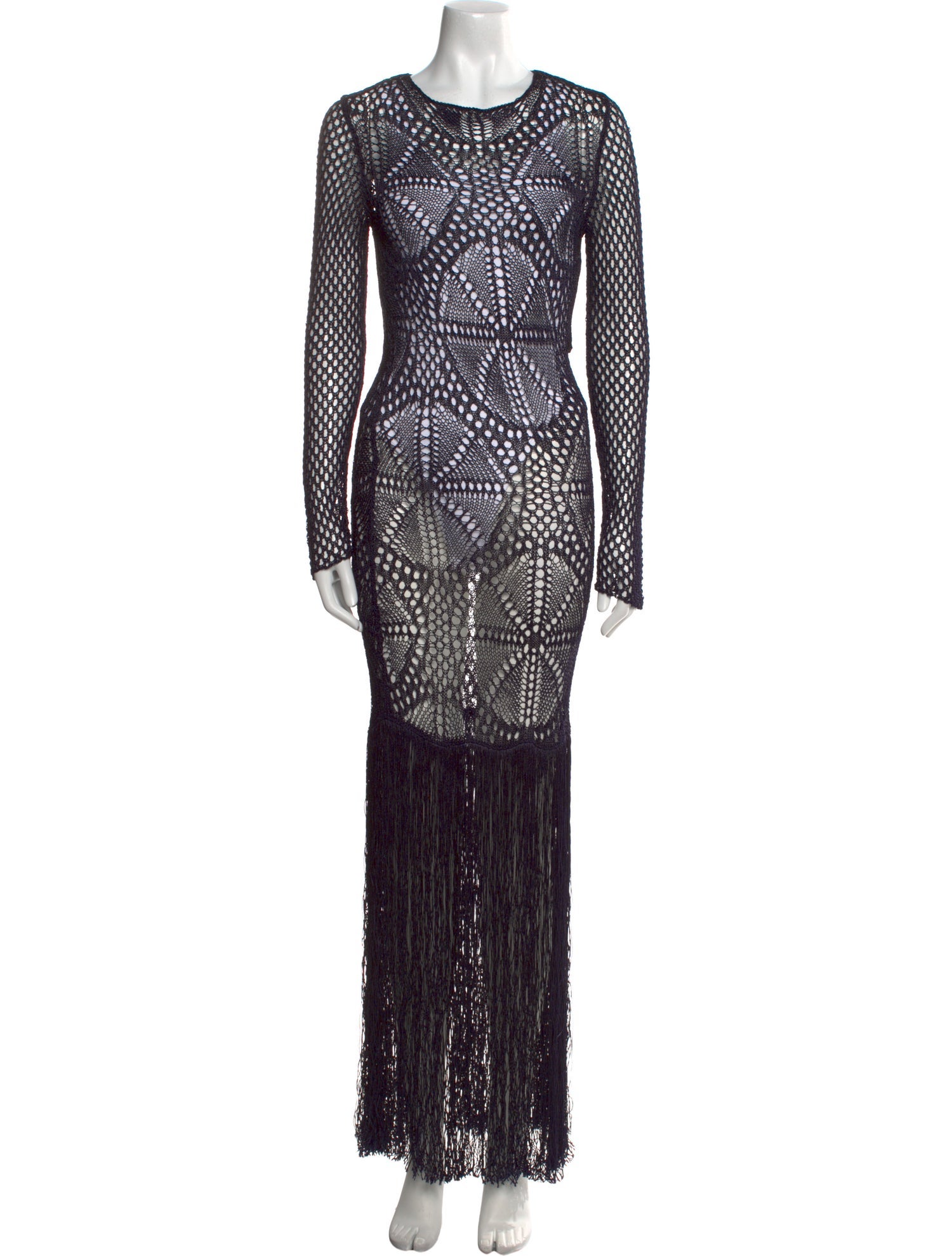 Stella McCartney Lace Pattern Long Dress
