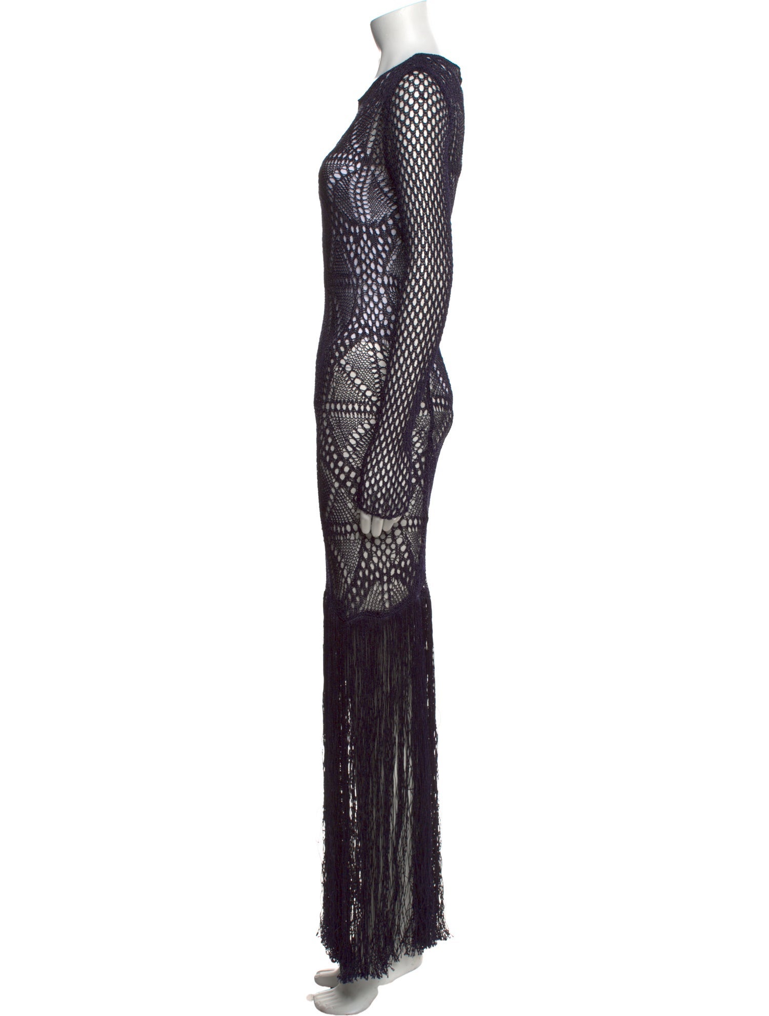 Stella McCartney Lace Pattern Long Dress