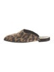 Stella McCartney Ponyhair Animal Print Mules