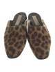 Stella McCartney Ponyhair Animal Print Mules