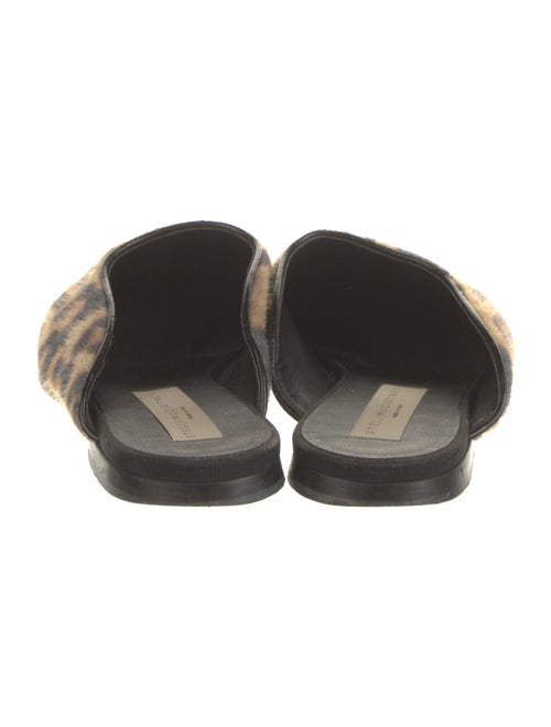 Stella McCartney Ponyhair Animal Print Mules