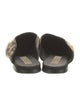 Stella McCartney Ponyhair Animal Print Mules