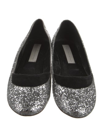 Stella McCartney Glitter Glitter Accents Flats