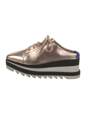 Stella McCartney Leather Striped Mules