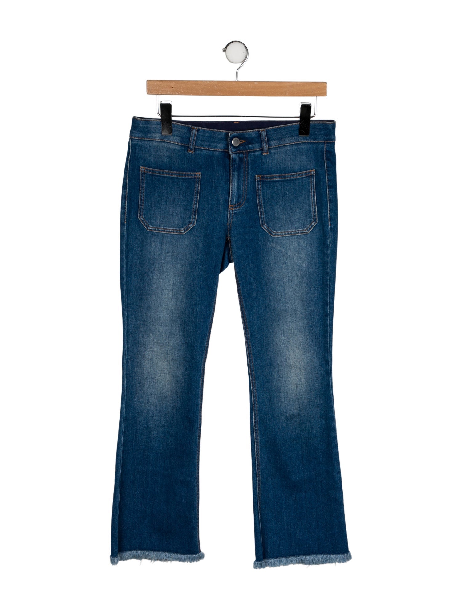 Stella McCartney Mid-Rise Wide Leg Jeans