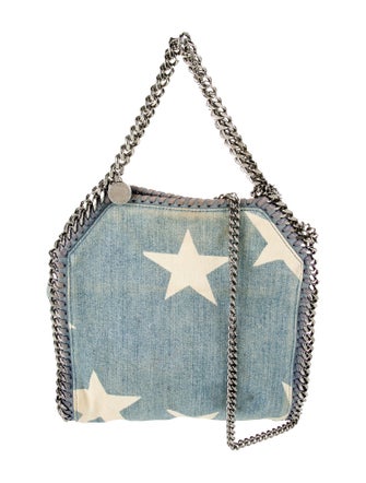 Stella McCartney Denim Top Handle Bag