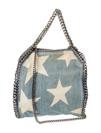 Stella McCartney Denim Top Handle Bag