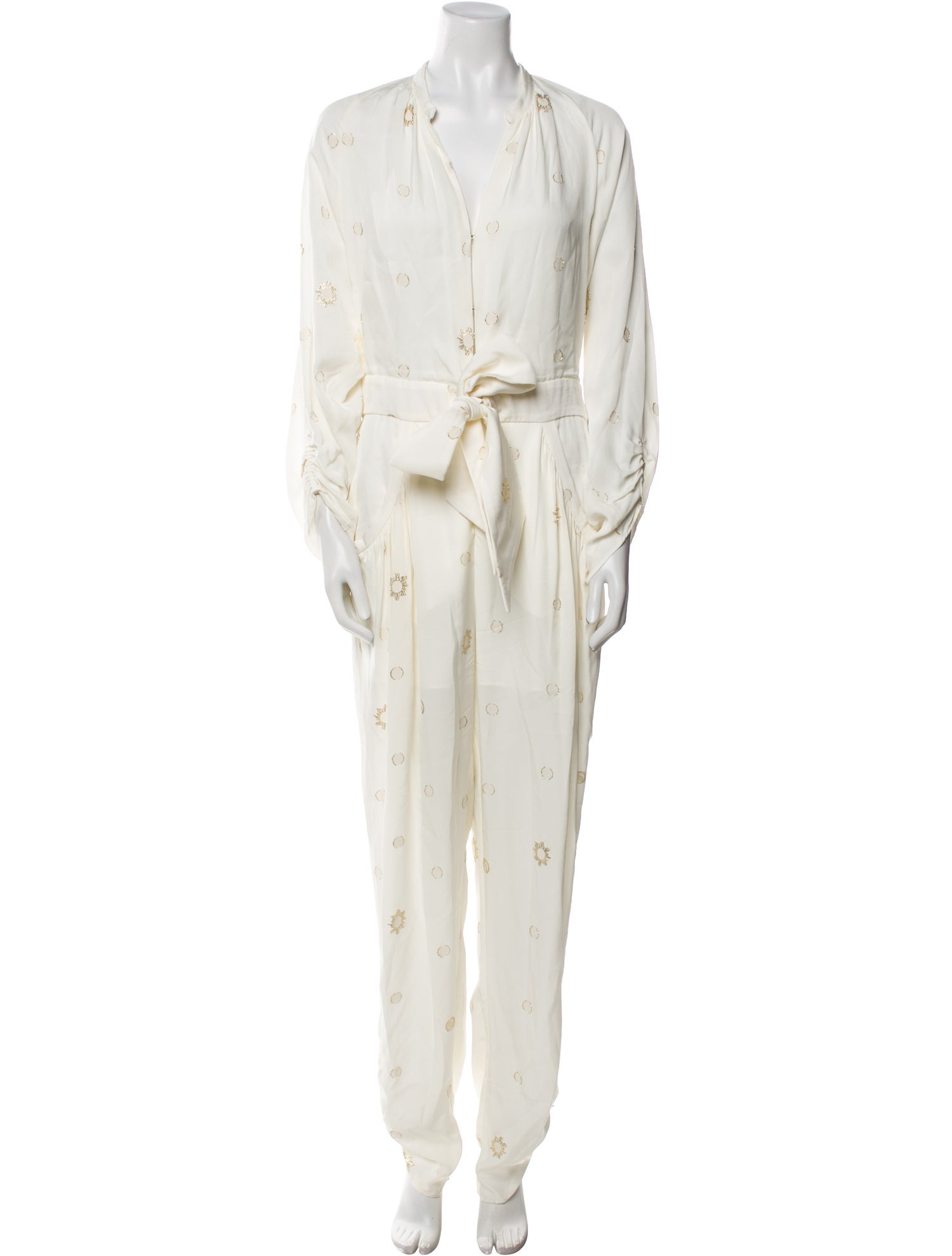 Stella McCartney Plunge Neckline Jumpsuit