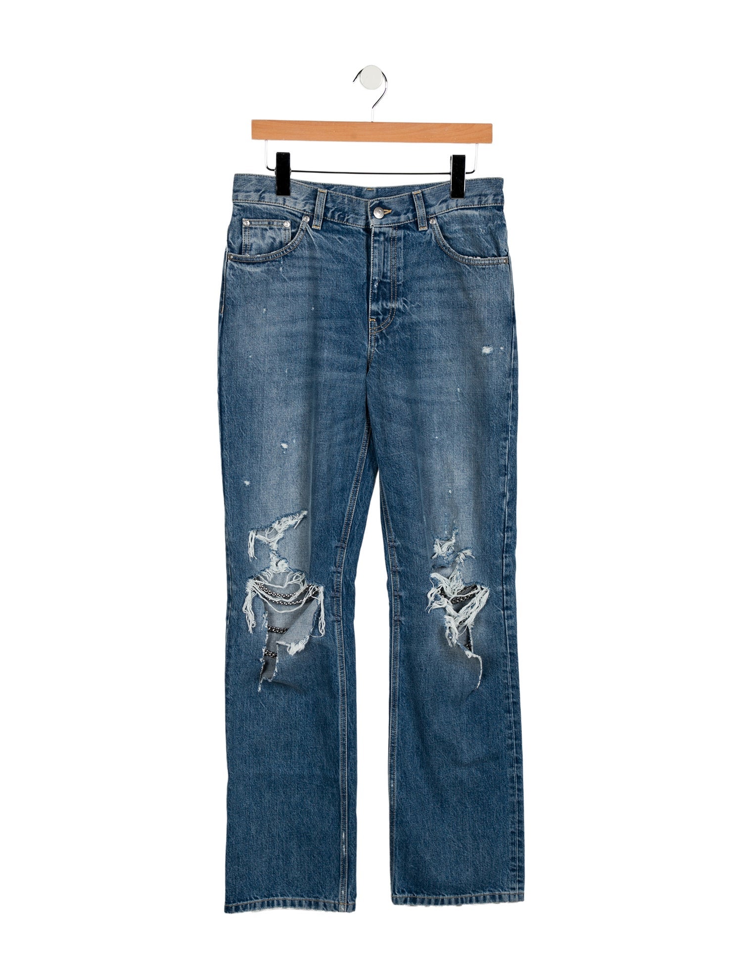 Stella McCartney Mid-Rise Wide Leg Jeans