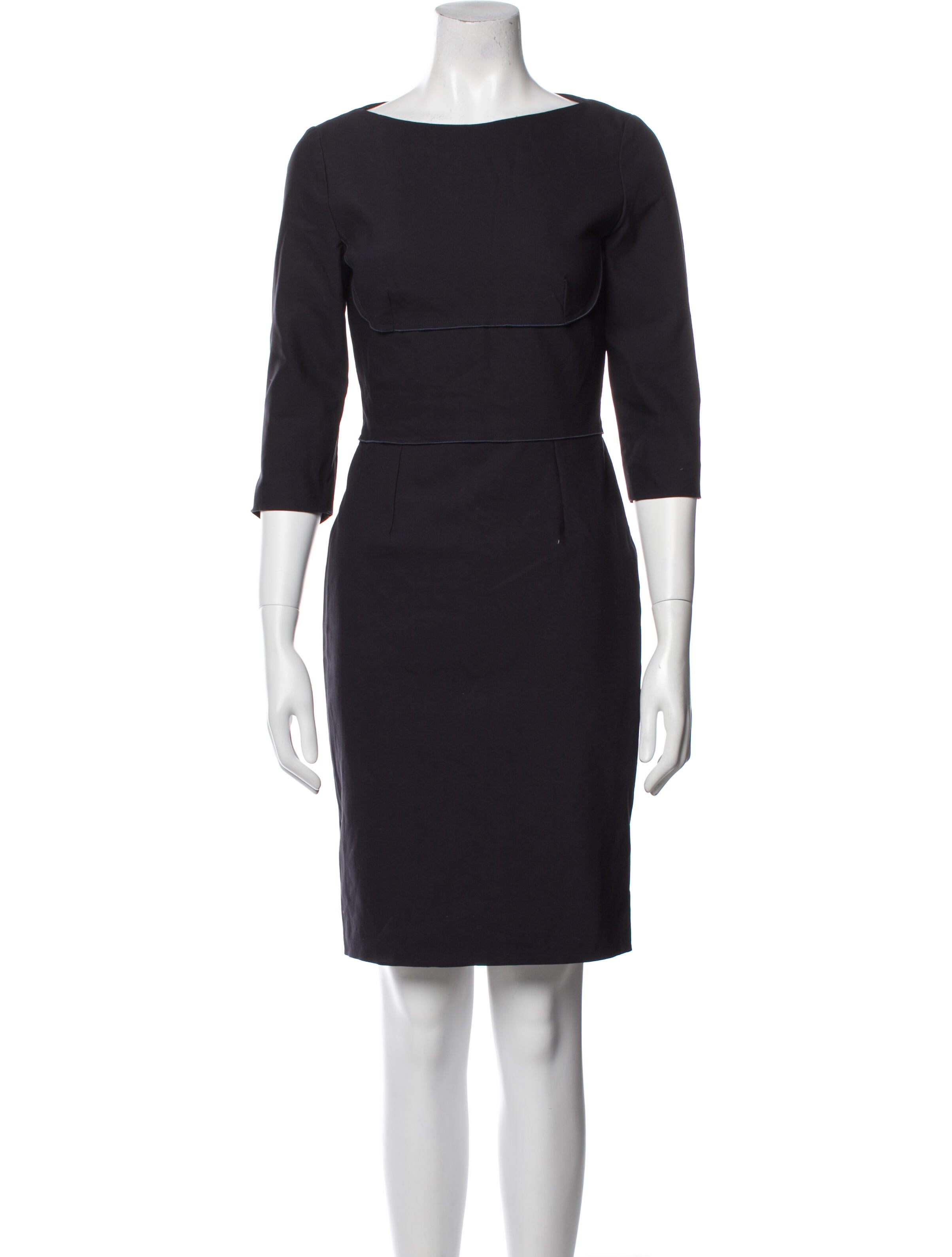 Stella McCartney Bateau Neckline Knee-Length Dress
