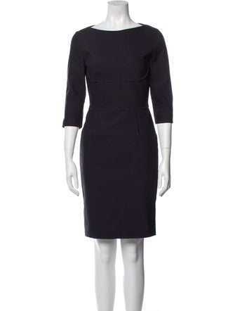 Stella McCartney Bateau Neckline Knee-Length Dress