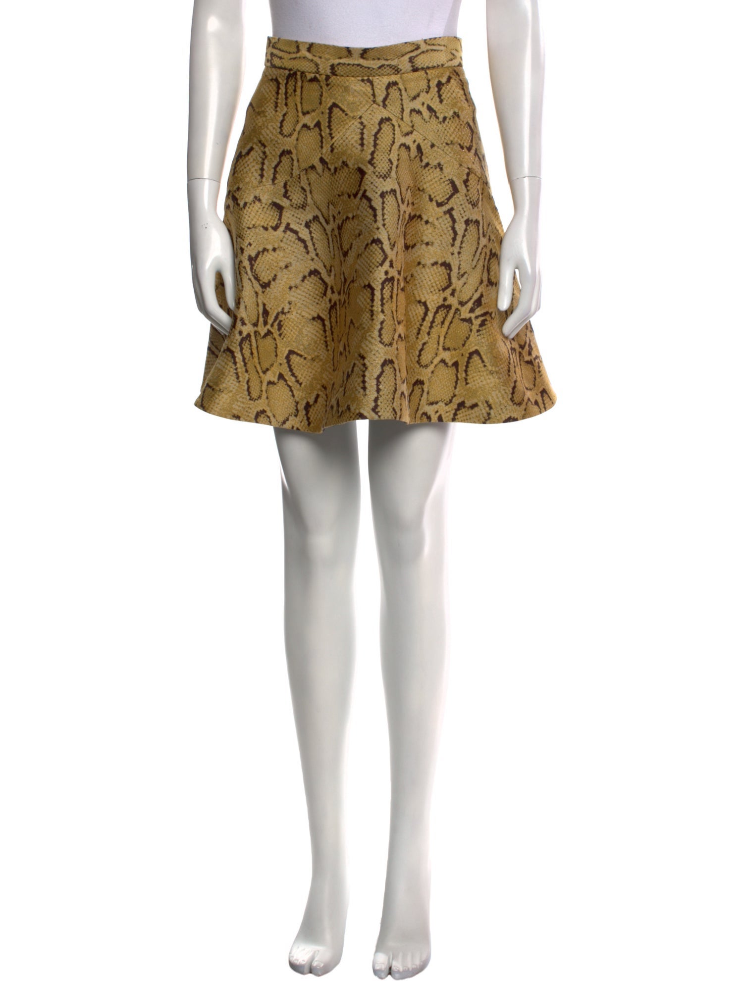 Stella McCartney Animal Print Mini Skirt