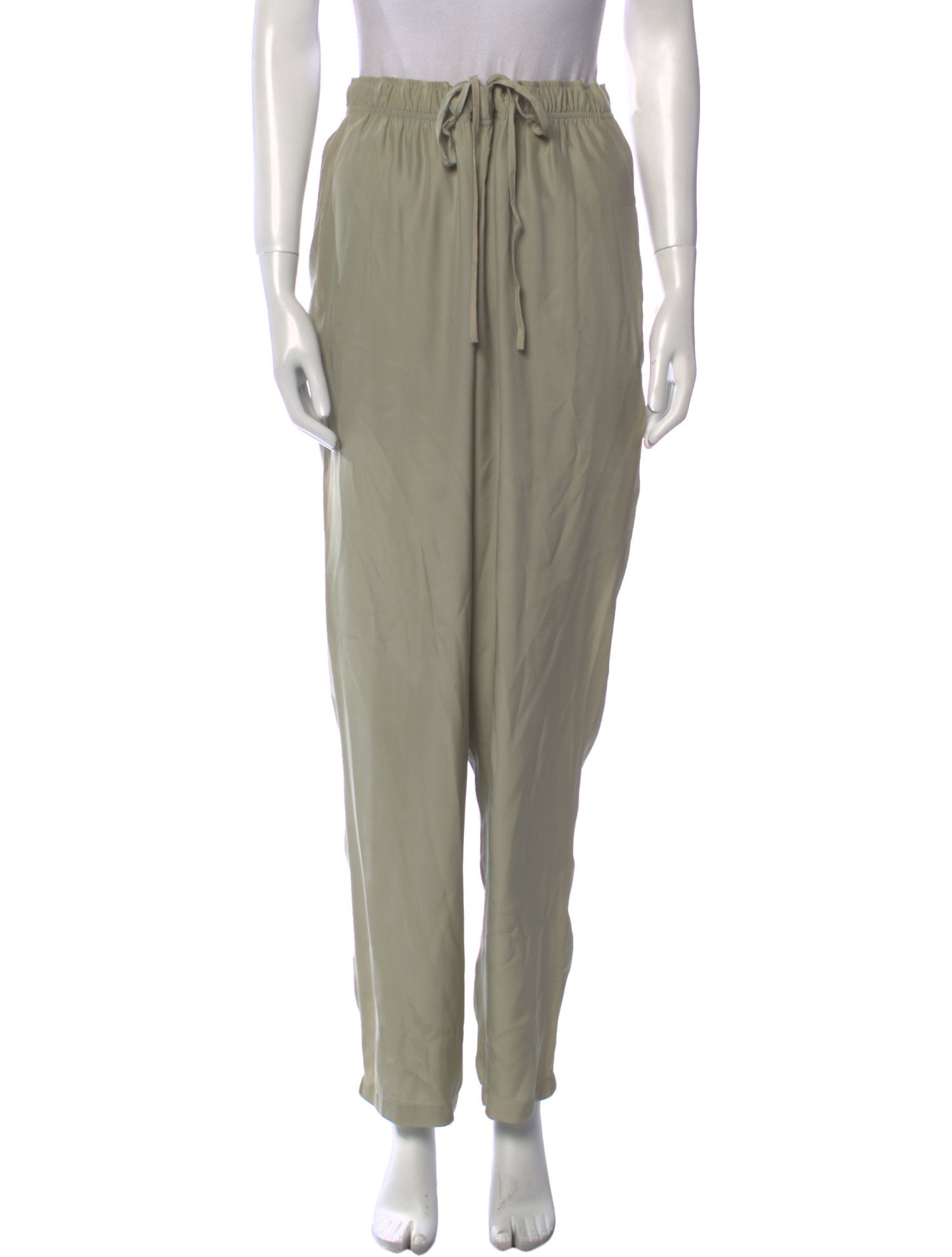 Stella McCartney Silk Straight Leg Pants