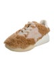 Stella McCartney Faux Fur Colorblock Pattern Sneakers
