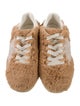 Stella McCartney Faux Fur Colorblock Pattern Sneakers