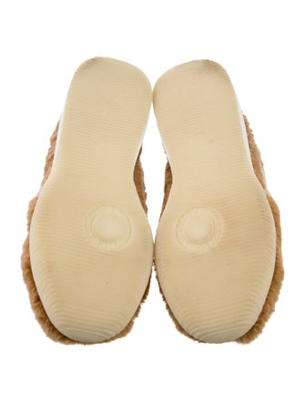 Stella McCartney Faux Fur Colorblock Pattern Sneakers